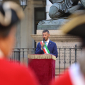 Il discorso dell'assessore Marco Porcedda conclude la cerimonia