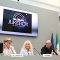 Un momento della conferenza stampa