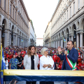 La città in festa per la nuova via Roma