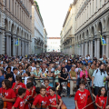 La città in festa per la nuova via Roma