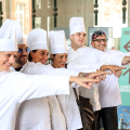 Terra Madre Salone del Gusto 2026 – L’incontro dedicato ai cuochi delle mense scolastiche comunali nella Sala Codici del Museo Nazionale del Risorgimento.