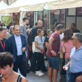 Il Sindaco Stefano Lo Russo e Daniele Buttignol, amministratore di Slow Food fra gli stand di Terra Madre Salone del Gusto 2026