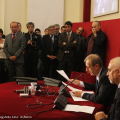 Un momento della presentazione delle Giunta Comunale