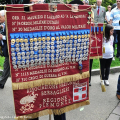Il labaro dell\'associazione nazionale bersaglieri Regione Piemonte