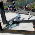 8sk8 il monumento disegnato dall\'artista/designer torinese Raoul Gilioli dedicato allo skateboard