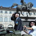 I bersaglieri sfilano in piazza San Carlo