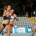 La seconda batteria dei 200m femminili