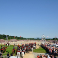 Il carosello storico del Reggimento a cavallo dei Carabinieri
