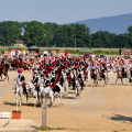 Il carosello storico del Reggimento a cavallo dei Carabinieri
