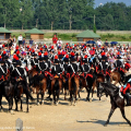 Il carosello storico del Reggimento a cavallo dei Carabinieri