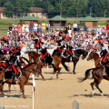 Il carosello storico del Reggimento a cavallo dei Carabinieri