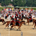 Il carosello storico del Reggimento a cavallo dei Carabinieri