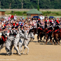 Il carosello storico del Reggimento a cavallo dei Carabinieri