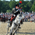 Il carosello storico del Reggimento a cavallo dei Carabinieri