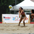 Il beach volley ai giardini Ginzburg