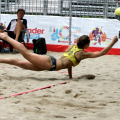 Il beach volley ai giardini Ginzburg