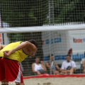 Il beach volley ai giardini Ginzburg