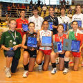 Migliori giocatori: in piedi da sinistra, miglior libero, Simone Collinetti (Piemonte); miglior battuta, Luca Sartoretti (Umbria), miglior palleggio,Giulio Mariella (Puglia), miglior schiacciatore, Tiziano Mazzone (Lazio), miglior giocatore, Sebastiano Milan (Veneto). Accosciate, miglior battuta, Ofelia Malinov (Lombardia), miglior libero, Marta Baragioli (Piemonte), miglior schiacciatore Sara Bonifacio (Piemonte), miglior palleggio Serena Milani (Veneto), miglior giocatrice, Ariana Pirv (Piemonte)