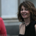 Violante Placido in piazza San Carlo