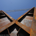 La struttura del nuovo ponte sulla Dora