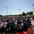 Un momento della cerimonia di inaugurazione