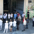 Gli esponenti della V commissione ascoltano le parole dei responsabili della factory