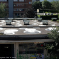 L\'arte sul tetto della factory