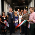 Il taglio del nastro inaugurale