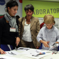 L\'Assessore Pellerino al laboratorio della Moda