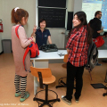 Studentesse del corso di ingegneria dell’auto