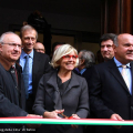 Maria Luisa Coppa, Presidente dell\'Ascom torinese, taglia il nastro inaugurale