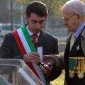 La medaglia d\'oro a Giuseppe Ansaldi