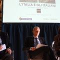 Un momento della conferenza stampa