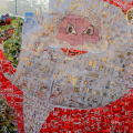 La mostra dei babbi natale creati dalle scuole primarie e d\'infanzia