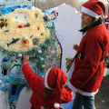 La mostra dei babbi natale creati dalle scuole primarie e d\'infanzia