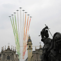 6 maggio - Le frecce tricolori per la grande adunata degli Alpini