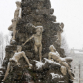 Piazza Statuto, monumento al traforo del Frejus