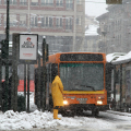 Piazza Statuto, servizio prevenzione ghiaccio e neve