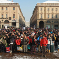 Gli studenti in partenza col Treno della Memoria