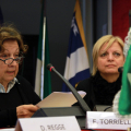 Felicita Torrielli Aden, Presidente dell’Associazione Soomaaliya e la Consigliera Comunale Centillo Maria Lucia