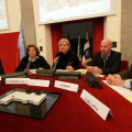 Un momento della conferenza stampa