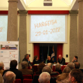 Un momento della conferenza stampa