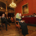Un momento della Cerimonia di consegna della Cittadinanza Onoraria a Tawakul Karman