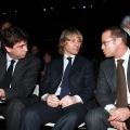 Andrea Agnelli, Pavel Nedved e Gianluca Pessotto