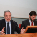 Luigi Nicolais, nuovo Presidente del CNR - Consiglio Nazionale delle Ricerche e l\'Assessore Enzo Lavolta