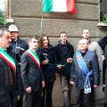 Lo scoprimento della targa