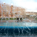 La fontana dei giardini di via Verolengo