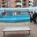 La fontana dei giardini di via Verolengo