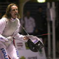 Valentina Vezzali conquista il 45° punto, l\'Italia vince l\'oro