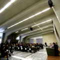 Un momento della conferenza stampa